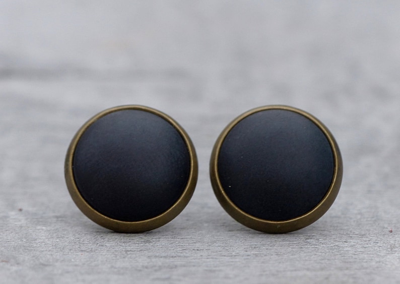 Noble, matt black Studs image 1