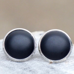 Noble, matt black Studs image 3