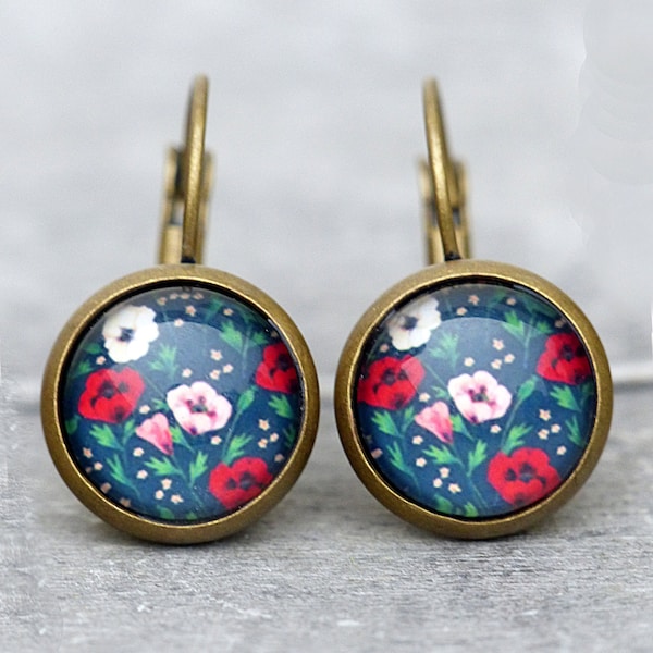 Pendientes - Floral