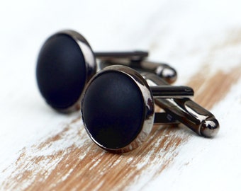 Cufflinks // Matt black