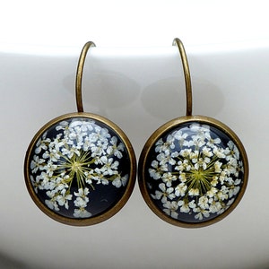 Real flowers Earrings image 2