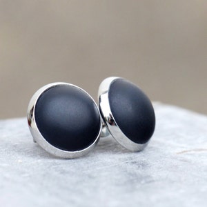 Noble, matt black Studs image 1