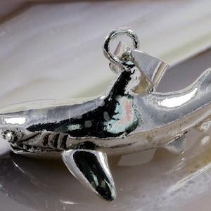 Shark, Shark, pendant, movable,925 sterling silver