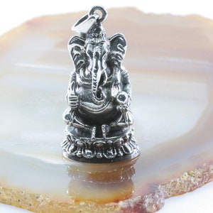 Ganesha, pendant, 925 sterling silver