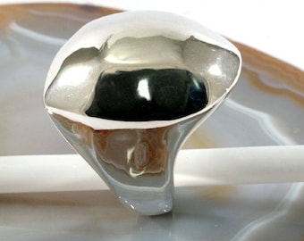 Ring, 925 sterling silver, electroforming - 3009