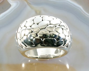 Ring, 925 sterling silver, electroforming - 3018