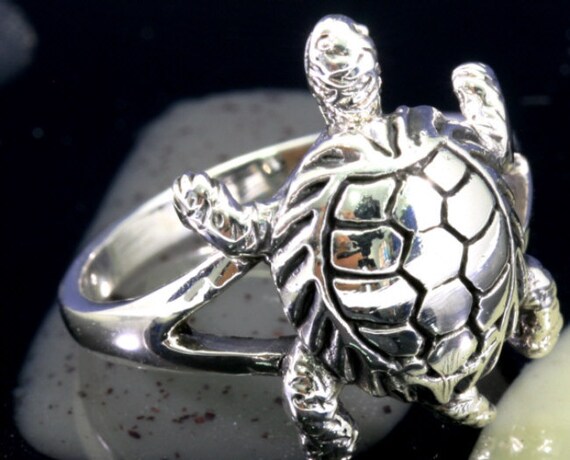 Bague tortue argent new arrivals