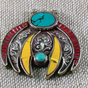 Colorful pendant from central Asia