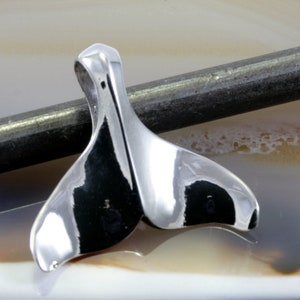 Whale fin, pendant, 925 sterling silver