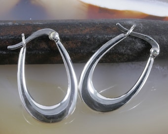 Hoops, 925 sterling silver