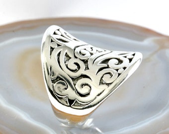 Ring, 925 sterling silver, electroforming - 3053