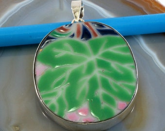 Porcelain and silver, pendants - 4645
