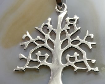 tree of life, silver pendant - 4727