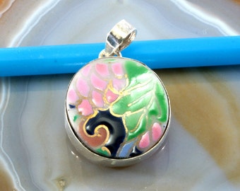 Porcelain and silver, pendants - 6216