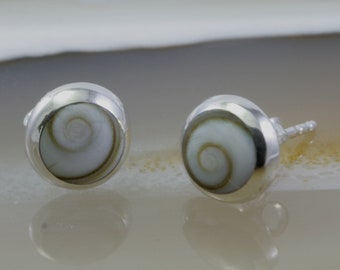 Shivaeye and 925 sterling silver, ear studs