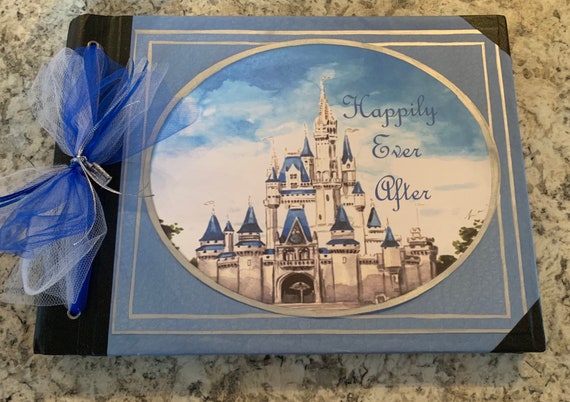 Disney Cinderella Castle Wedding Album Disney Wedding Guest Etsy
