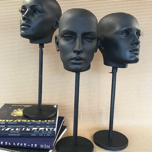 Rootstein head stands - repurposed mannequins