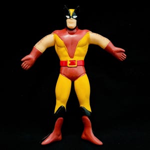 Vintage 1989 Wolverine Bendable Action Figure - Uncanny X-Men Toy Biz