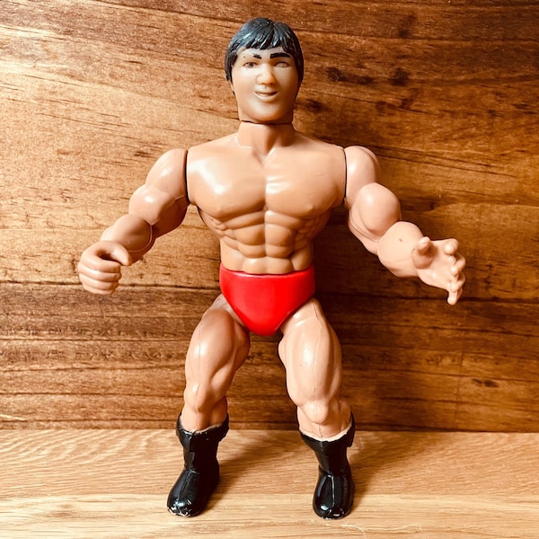 Ric Martel AWA All-Star Wrestler, Vintage 80's Remco Action Figure, American Wrestling Association, 1985 Retro Rad Fun WWF, WWE Nostalgia!