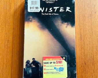 Sealed Vintage Twister VHS: 1996 Action Adventure Movie - Warner Bros.