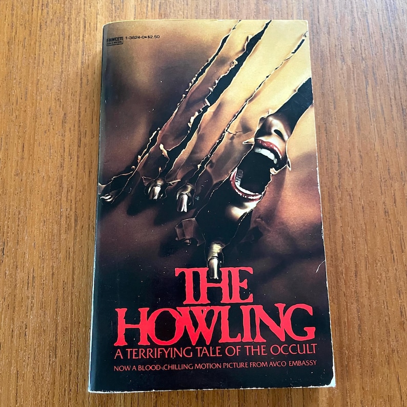 The Howling Vintage 80's Horror Movie Paperback Joe Dante Classic RARE! image 1