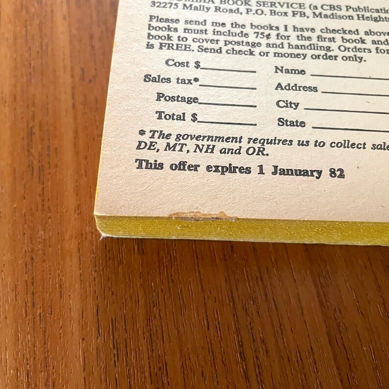 The Howling Vintage 80's Horror Movie Paperback Joe Dante Classic RARE! image 17