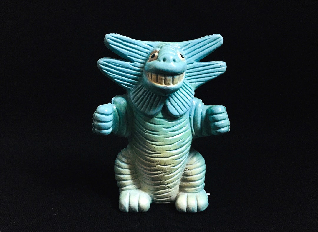 Vintage 80's Monster Meanies Blue Creature Alien Japanese - Etsy