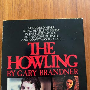 The Howling Vintage 80's Horror Movie Paperback Joe Dante Classic RARE! image 13