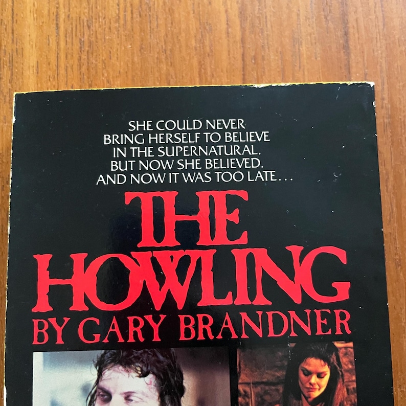 The Howling Vintage 80's Horror Movie Paperback Joe Dante Classic RARE! image 13