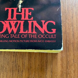 The Howling Vintage 80's Horror Movie Paperback Joe Dante Classic RARE! image 6