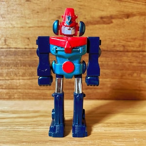 Vintage Mini Combatra Shogun Warrior: 1979 Die-Cast Metal Robot - Bandai Toy RARE HTF!