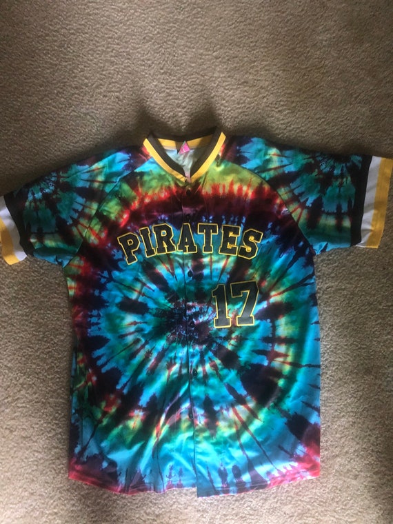 tie dye baseball jersey