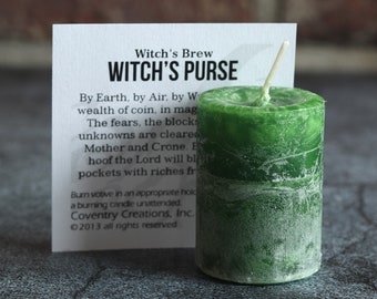 Witch's Brew Witchs Purse Votive