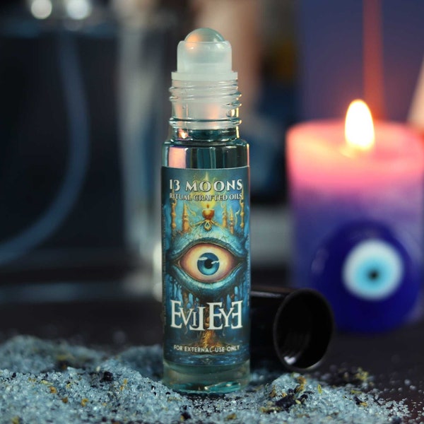 Evil Eye Ritual Crafted Oil for Protection | Unblock Energy & Remove Curses | Success and Good Luck Anointing Oil