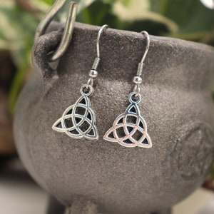 Triquetra Charm Earrings