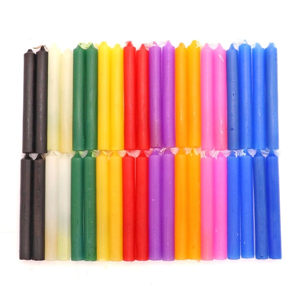 40 Candle Set, 10 colors