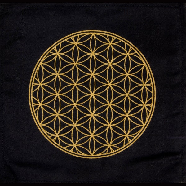 Flower of Life Crystal Grid Cloth