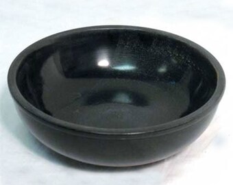 Black Scrying Bowl 6 in