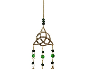 Triquetra Wind Chime, Beads and Bells