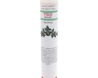 Yule Spell Candle, Allspice, Clove & Orange with Sunstone