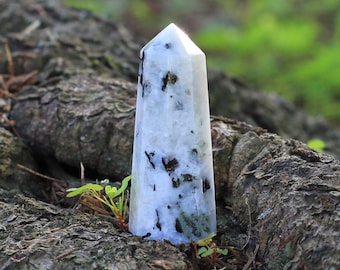 Rainbow Moonstone Obelisk