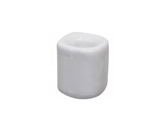 White Candle Holder for Ritual Chime 4 inch Candles
