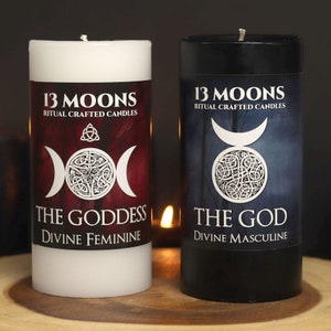 God & Goddess Altar Candle Set