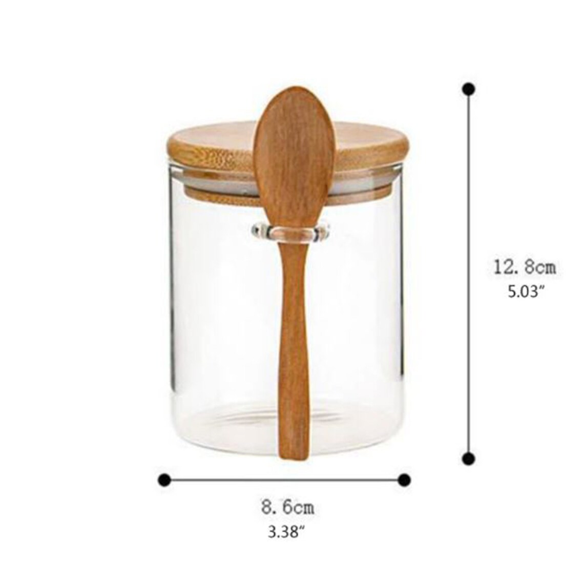 Spice Jar with Spoon | Etsy