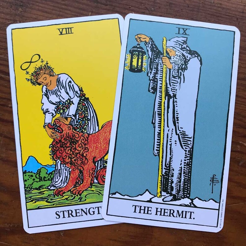Rider-Waite Tarot Deck 78 Cards Divination | Etsy