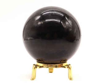 2.75 - 3 Inch  Black Obsidian Crystal Ball