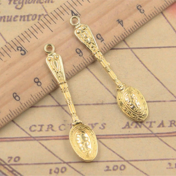 Gold Mini Salt Spoon