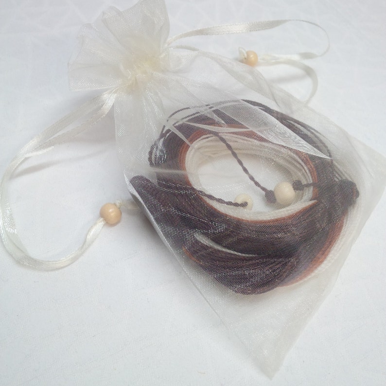 BROWN MULTISTRAND NECKLACE Handmade strings necklace One of a kind mother/'s gift original women gift Fall colors Brown-white-cocoa
