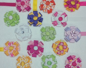 JASMIN FLOWER BABY girl headband hair accessory stretchy
