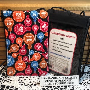 Monedero táctil Tootsie Pop - Cartera táctil para iPhone - Monedero táctil para celular - Bandolera para smartphone - Monedero para hablar y enviar mensajes - EE. UU.